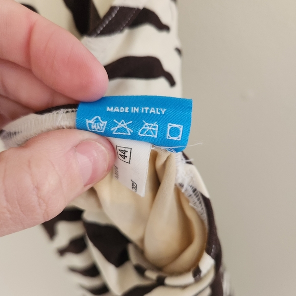 Melissa Odabash Zebra Print One-Piece Halter Swimsuit - Picture 5 of 6